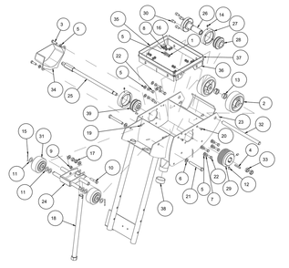 Section 07 Diagram and Parts List for SG-9  MK Diamond Grinder